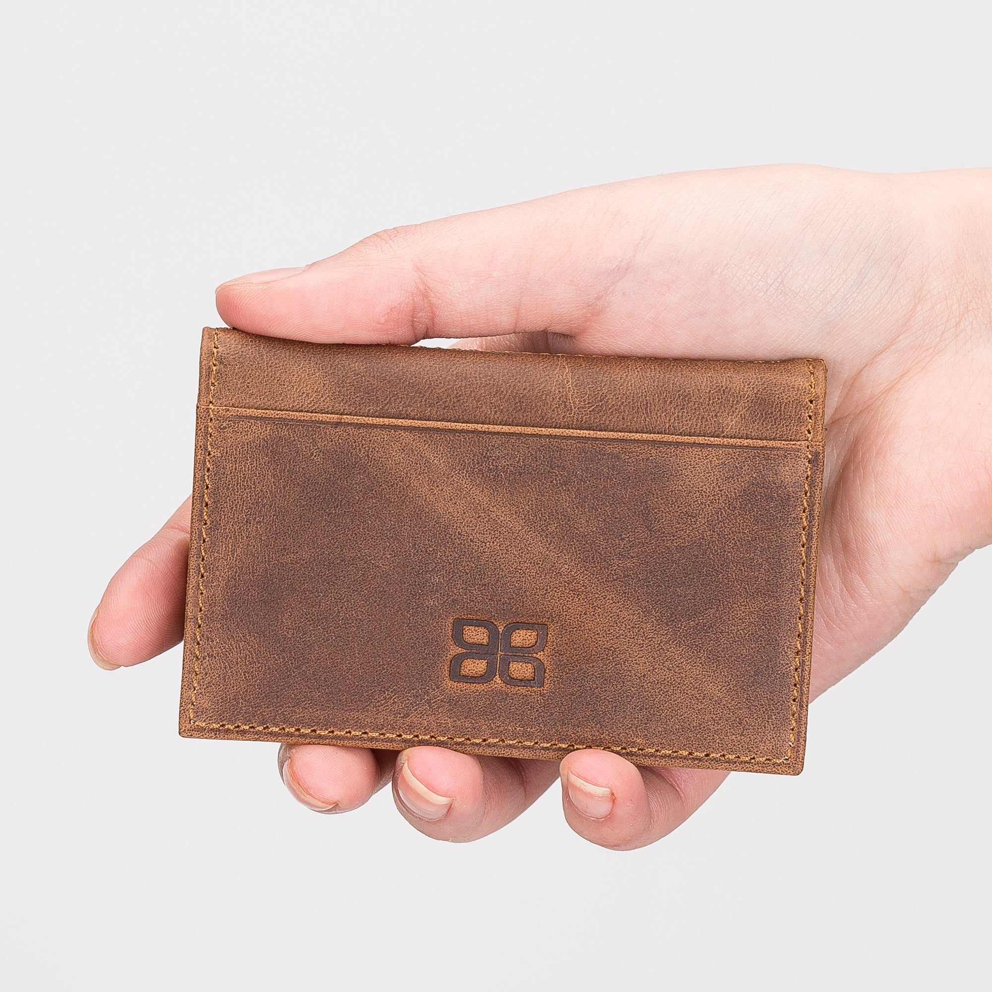 Andy Leather Business / Credit Card Holder - BROWN