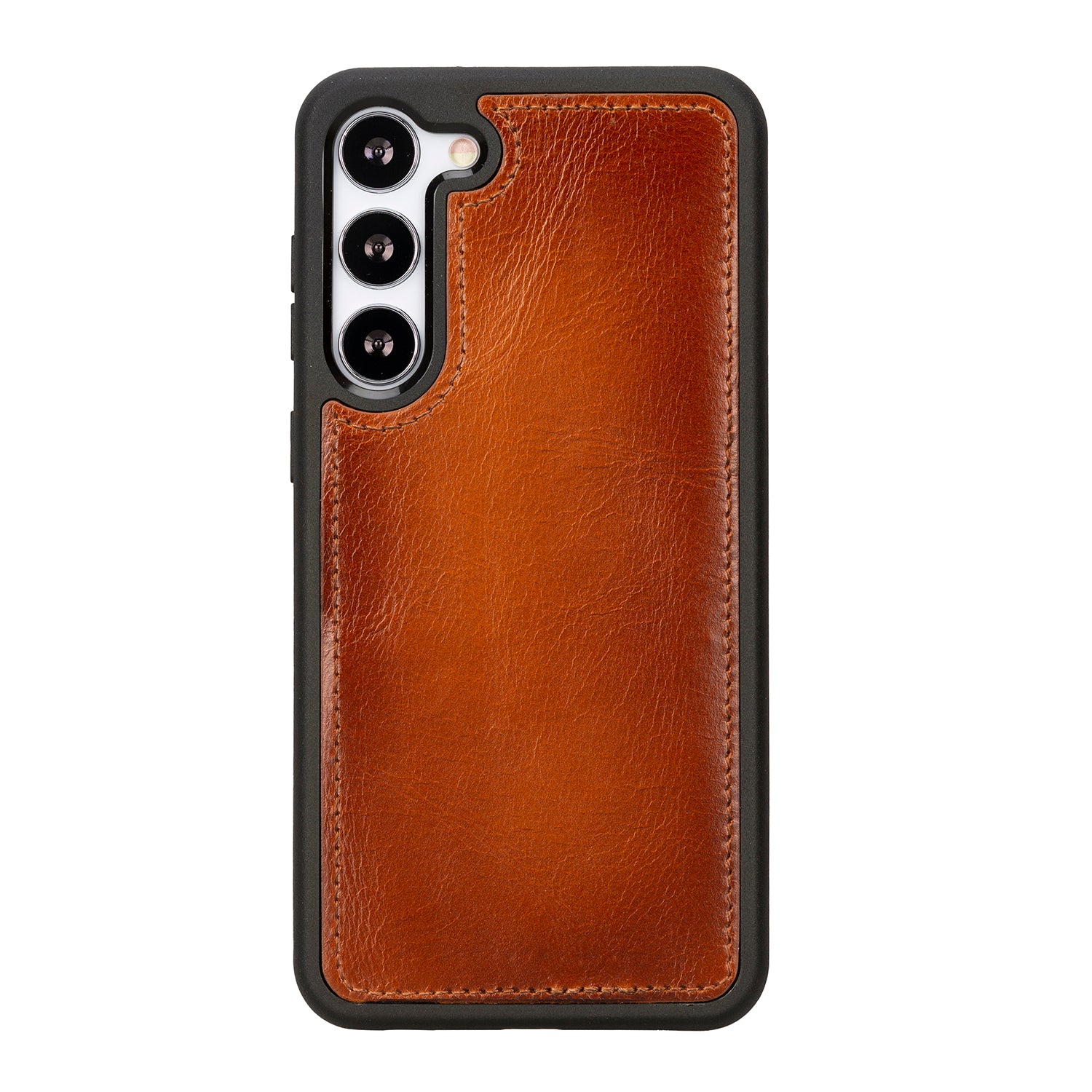 Magic Magnetic Detachable Leather RFID Blocker Wallet Case for Samsung Galaxy S23 (6.1") - EFFECT BROWN